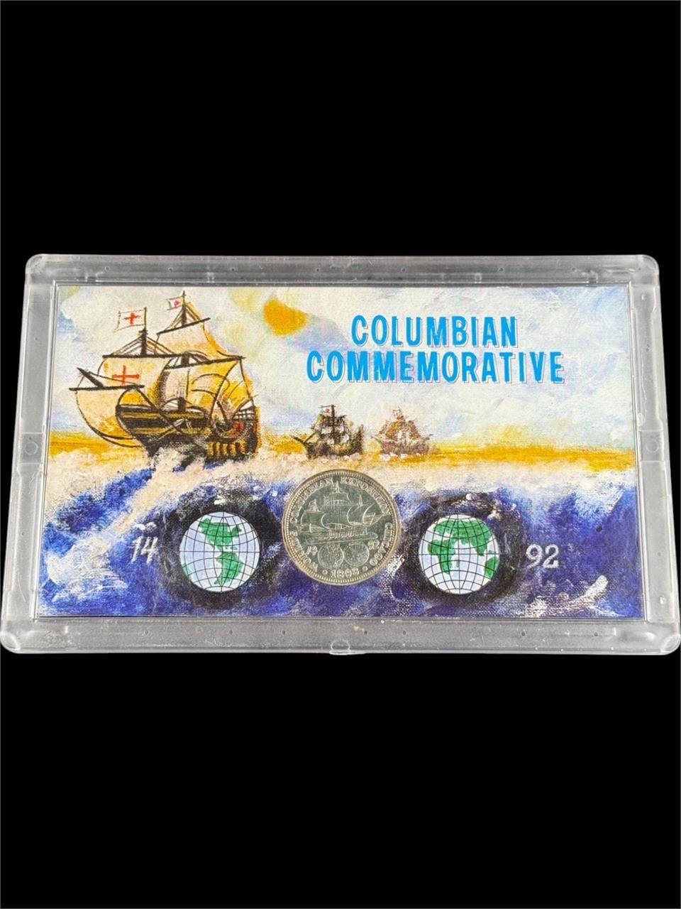 Beautiful Vintage Columbian Commemorative Coin