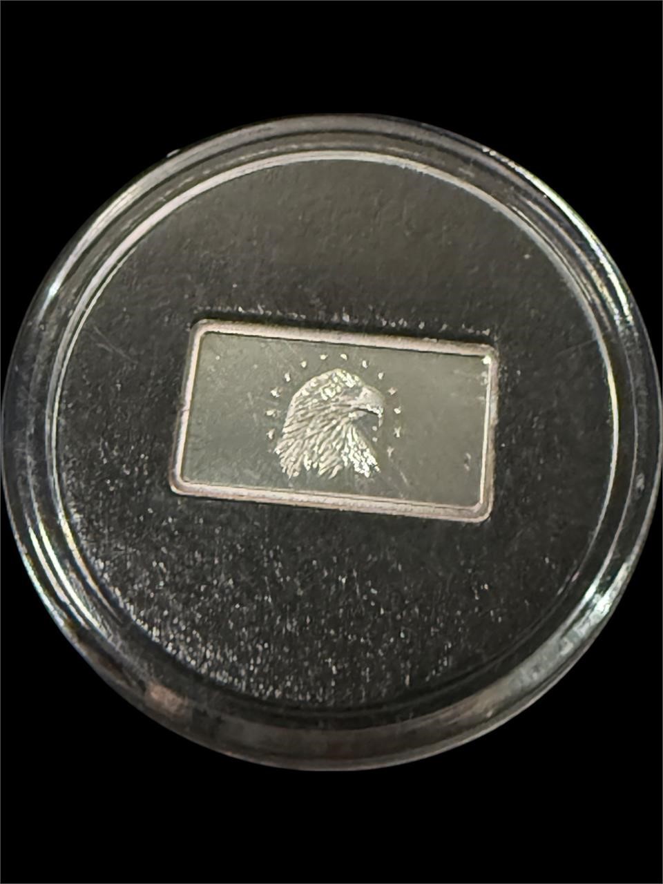 1 Gram .999 Fine Silver Bar