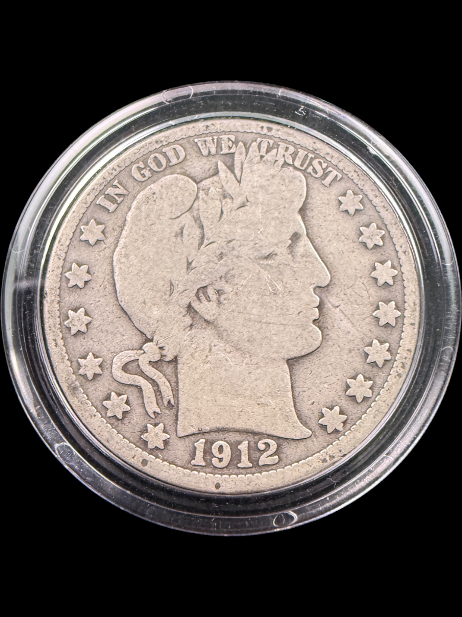 1912-D Barber Silver Half Dollar