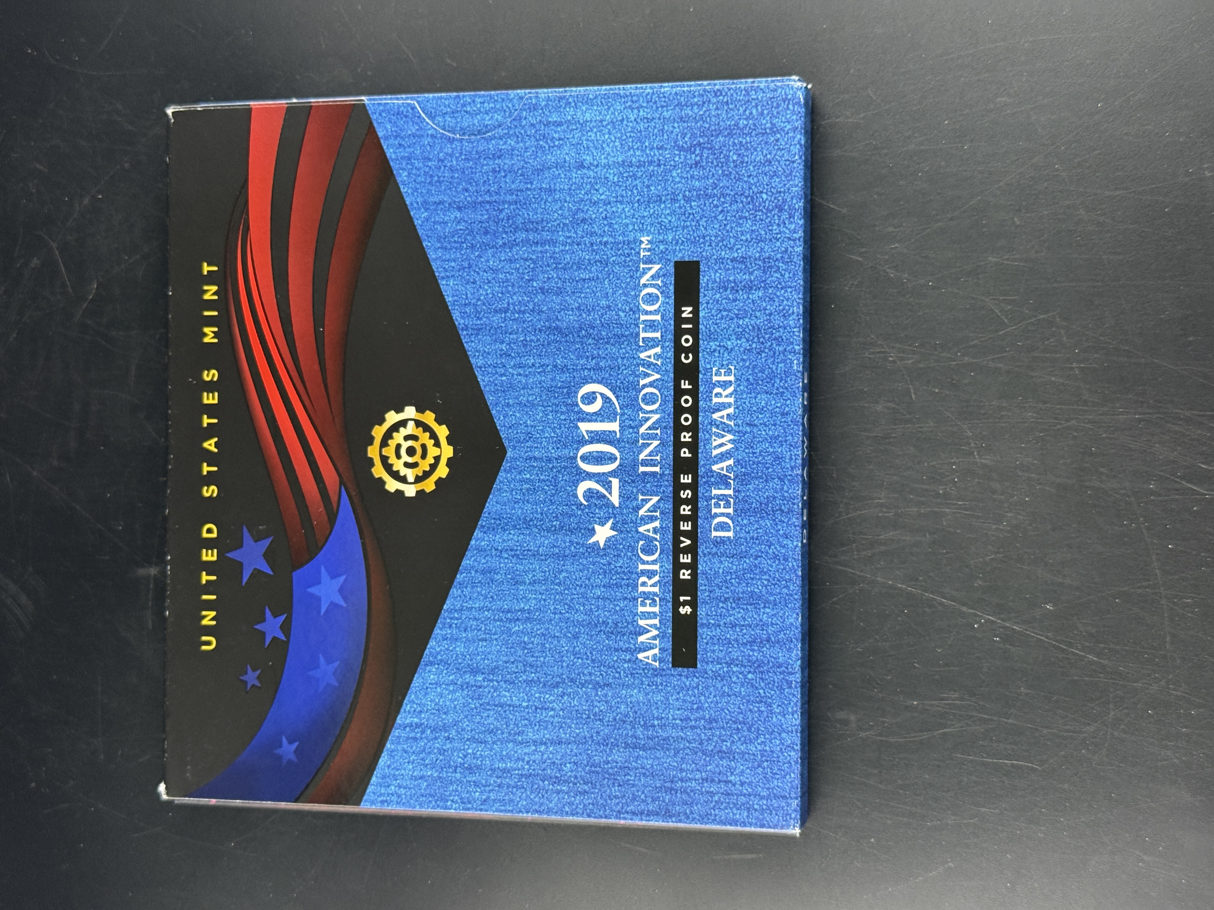 2019 American Innovation $1 Reverse Proof Coin Delaware