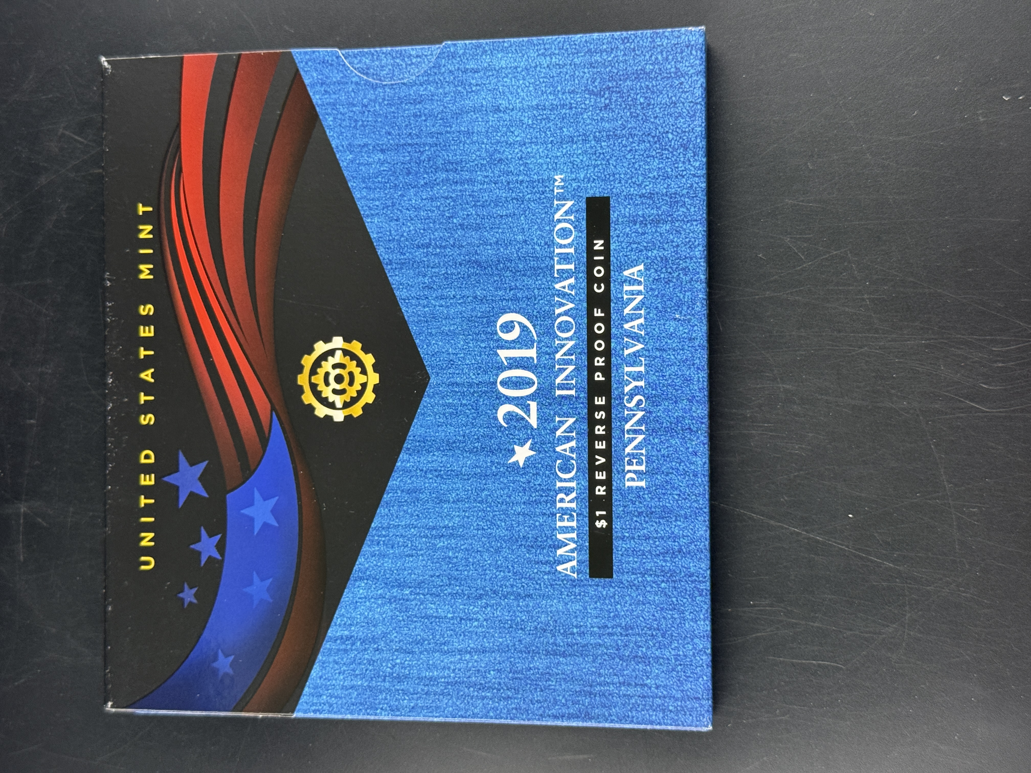 2019 American Innovation $1 Reverse Proof Coin Pennsylvania