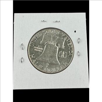 1963-D Ben Franklin Silver Half Dollar