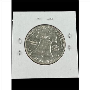 1963-D Ben Franklin Silver Half Dollar