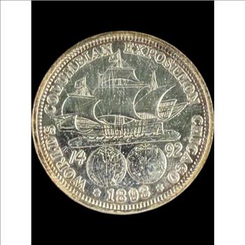 Beautiful Vintage Columbian Commemorative Coin