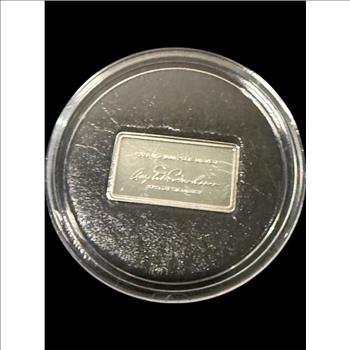 1 Gram .999 Fine Silver Bar