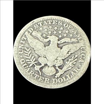 1915 Barber Silver Quarter