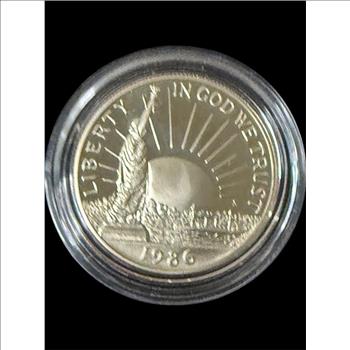 1986 Liberty Half Dollar Commemorative Coin