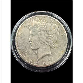 1927 Peace Silver Dollar