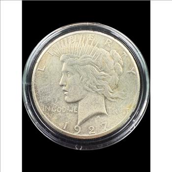 1927 Peace Silver Dollar