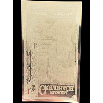1/2 Florida Goldback 1/2000th Troy Ounce 24K Gold