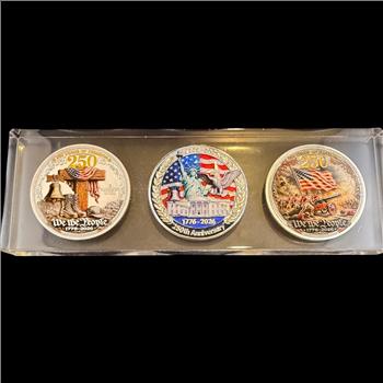 2026 America 250th Anniversary Challenge Coin Set