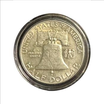1951-D Benjamin Franklin Silver Half Dollar