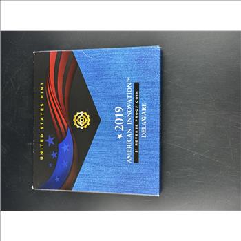 2019 American Innovation $1 Reverse Proof Coin Delaware