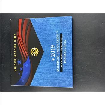 2019 American Innovation $1 Reverse Proof Coin Pennsylvania