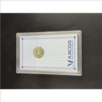 1961 Silver Washington Proof Quarter Graded AACGS PR67 