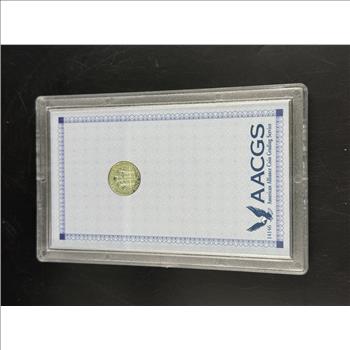 1962 Silver Roosevelt Proof Dime Graded AACGS PR67 