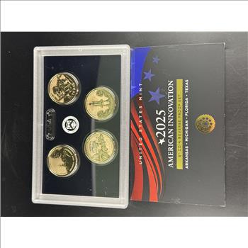 	American Innovation 2025 $1 Coin Reverse Proof Set