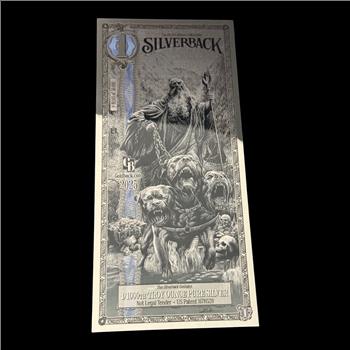 Silverback Hades Olympus 1/1000 OZ .999 Silver Note Limited Edition