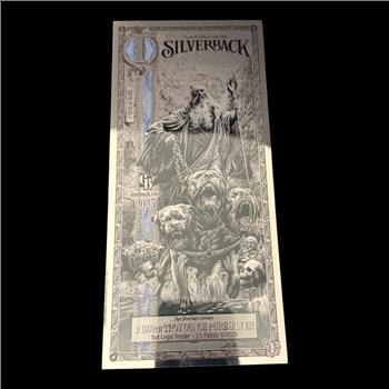 Silverback Hades Olympus 1/1000 OZ .999 Silver Note Limited Edition