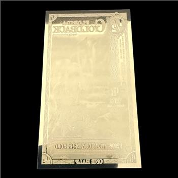 1/2 Florida GoldBack 1/2000th Troy Ounce 24K Gold