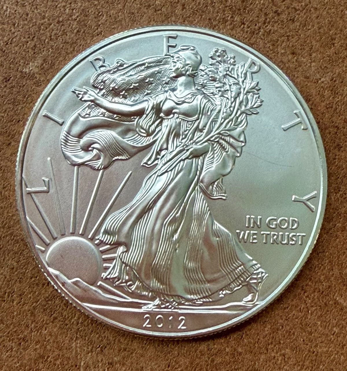 2012 1 oz American Silver Eagle BU