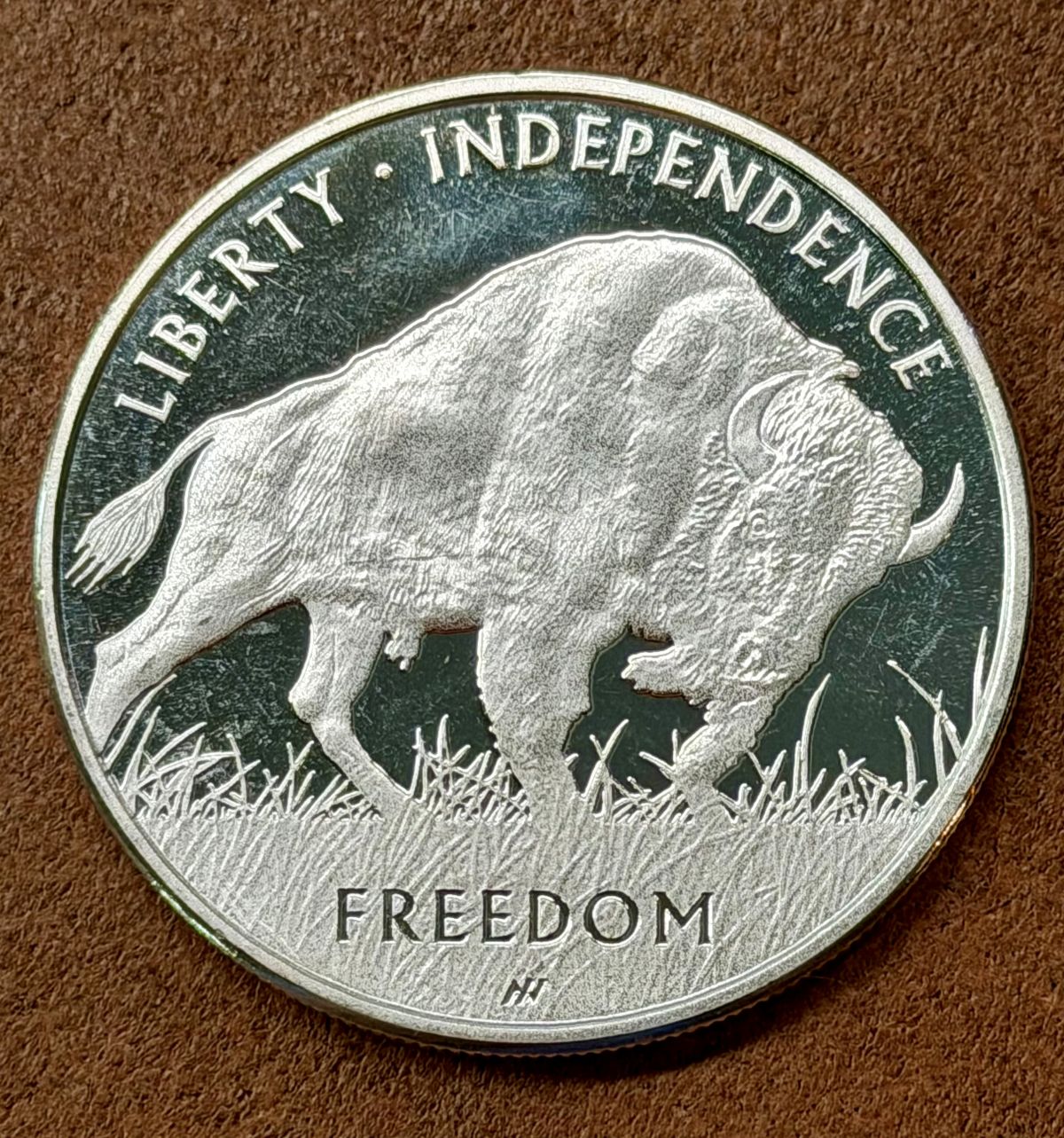 1 oz Silver 2021 Liberty Trade Buffalo Round 