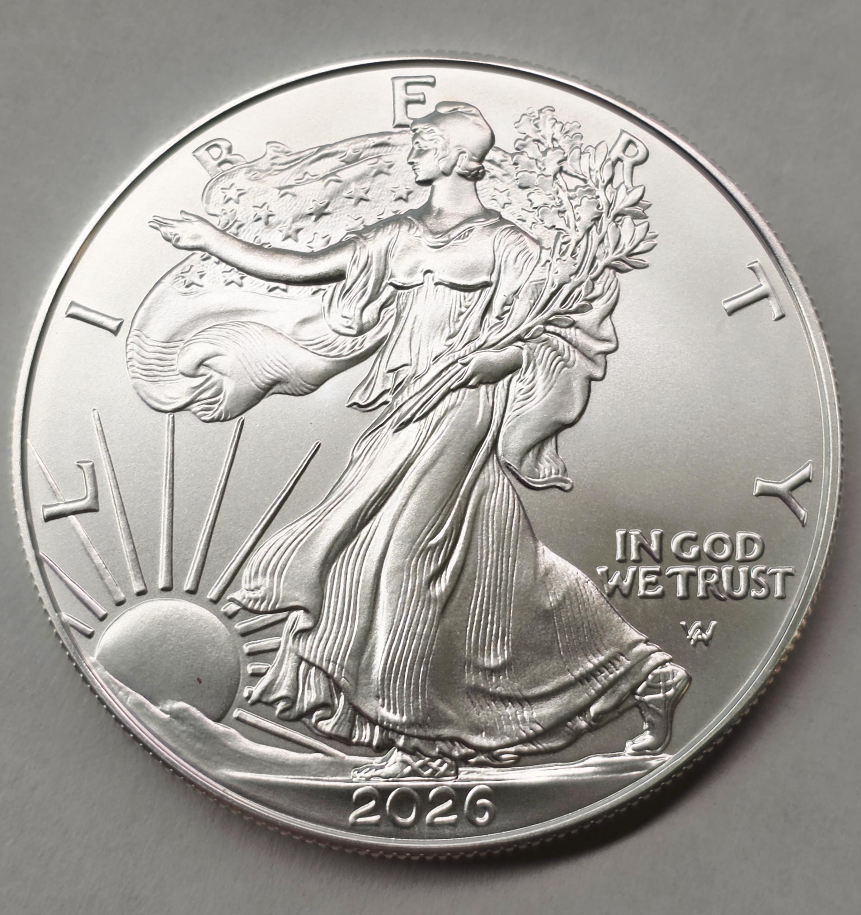 2026 1 oz American Silver Eagle Coin BU
