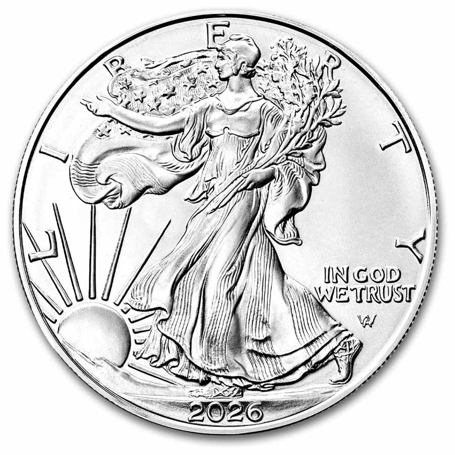2026 1 oz American Silver Eagle Coin BU