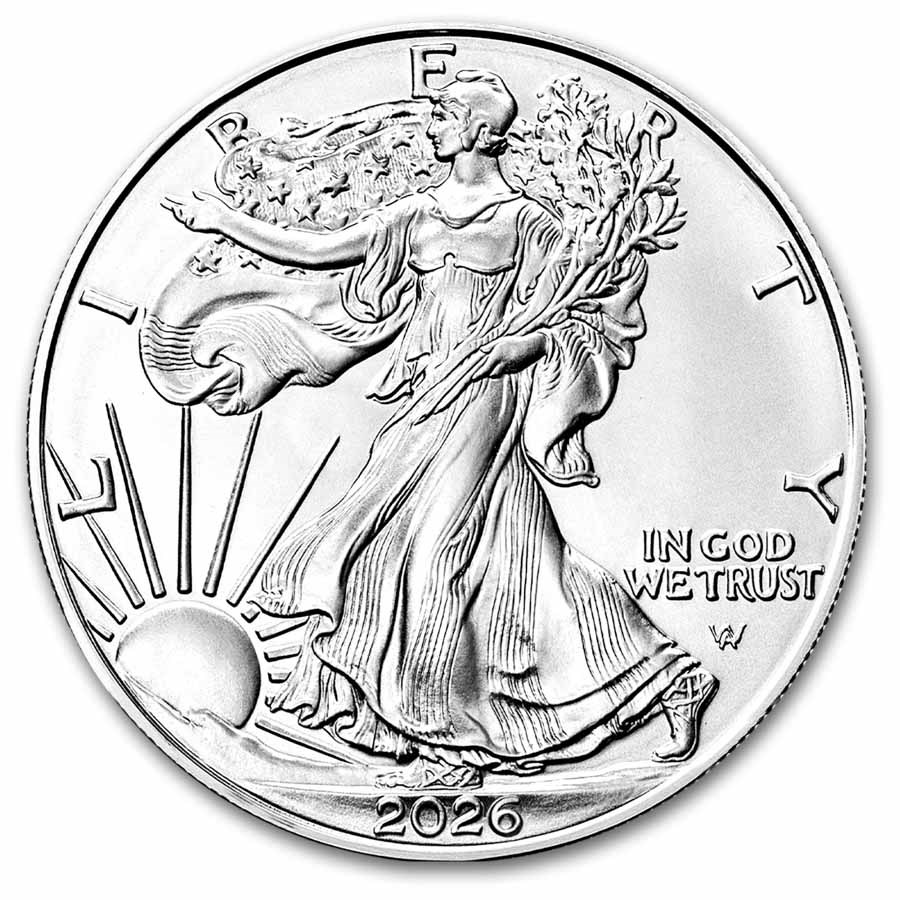 2026 1 oz American Silver Eagle Coin BU
