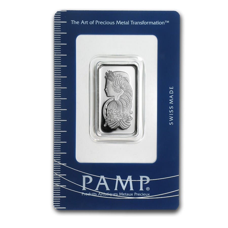 Pamp Suisse Lady Fortuna 10 Gram .999 Silver Bar - In Assay