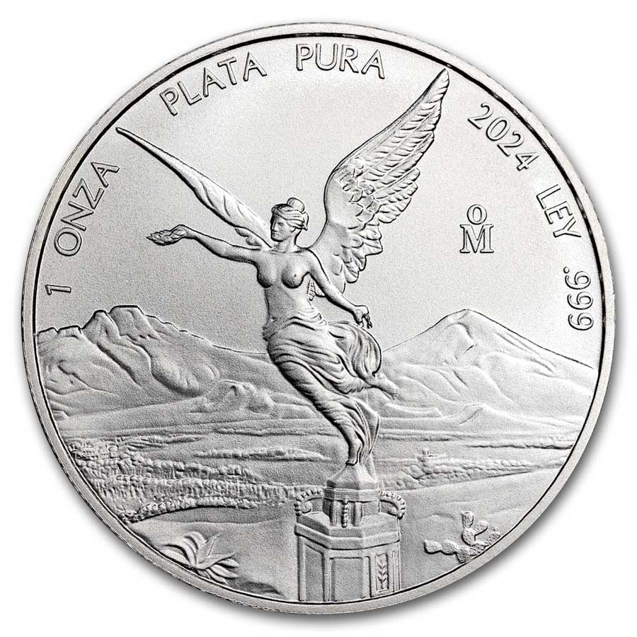 2024 Mexico 1 oz Silver Libertad BU - 1 Onza Coin