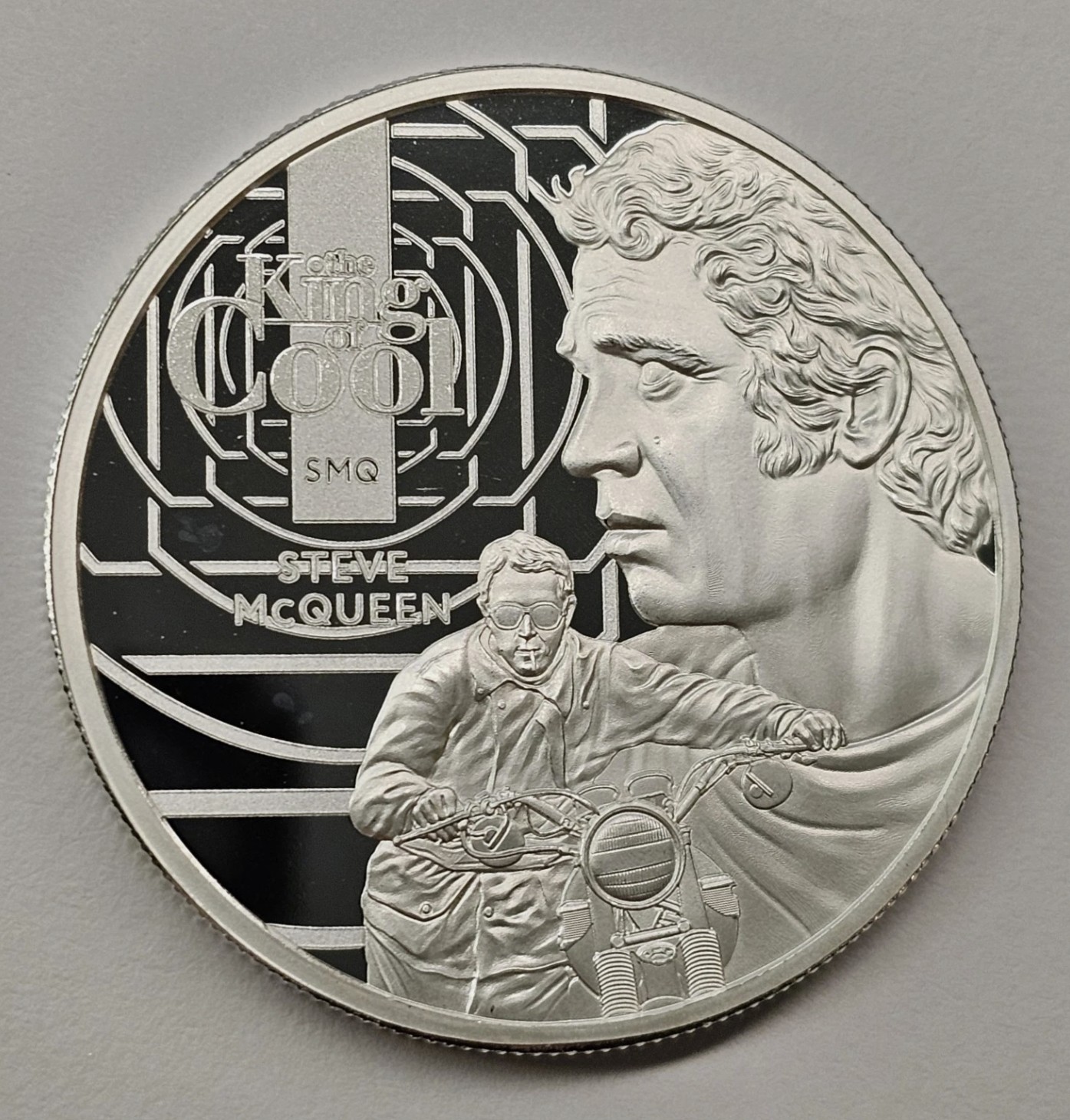 2021 Samoa 1 oz Silver Steve McQueen: The King of Cool .999 Silver Coin