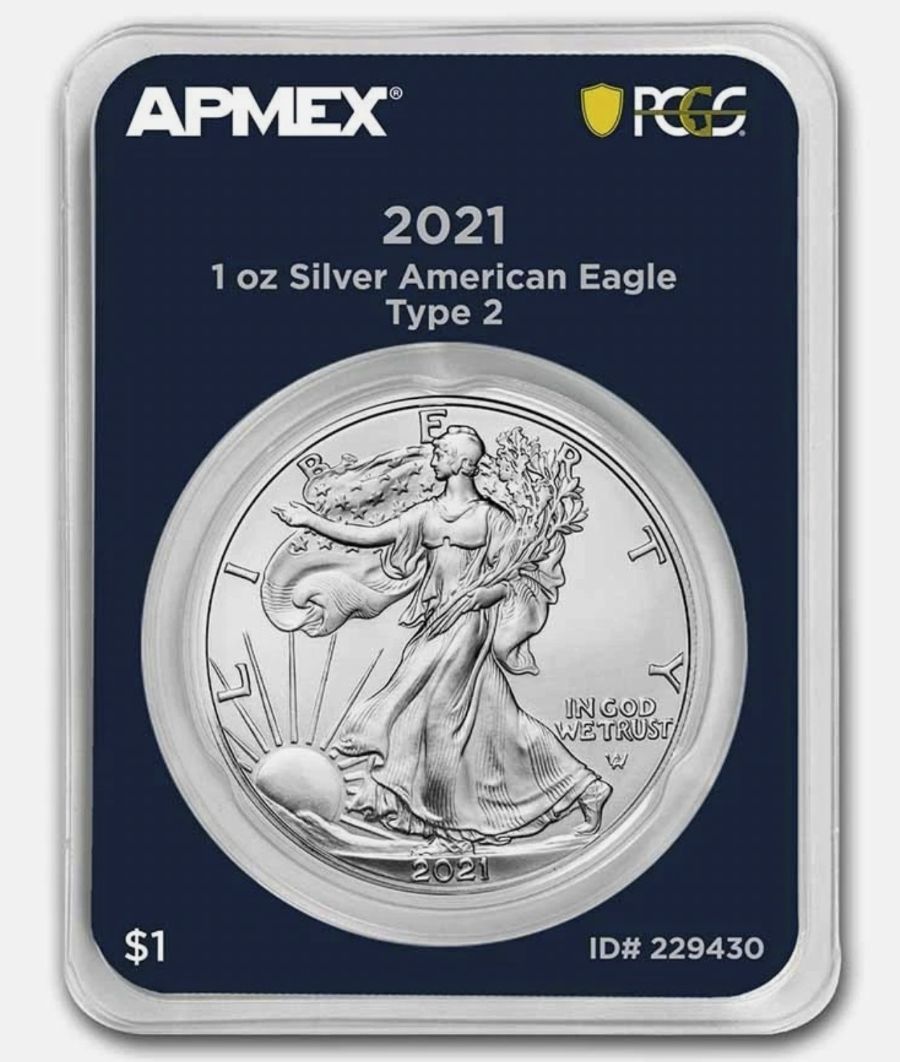 2021 1 oz Silver American Eagle (Type 2) MD Premier PCGS First Strike TEP
