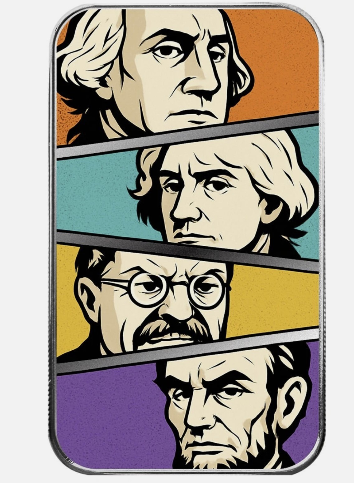 1 oz Silver Liberty League Colorized .999 Silver Bullion Bar