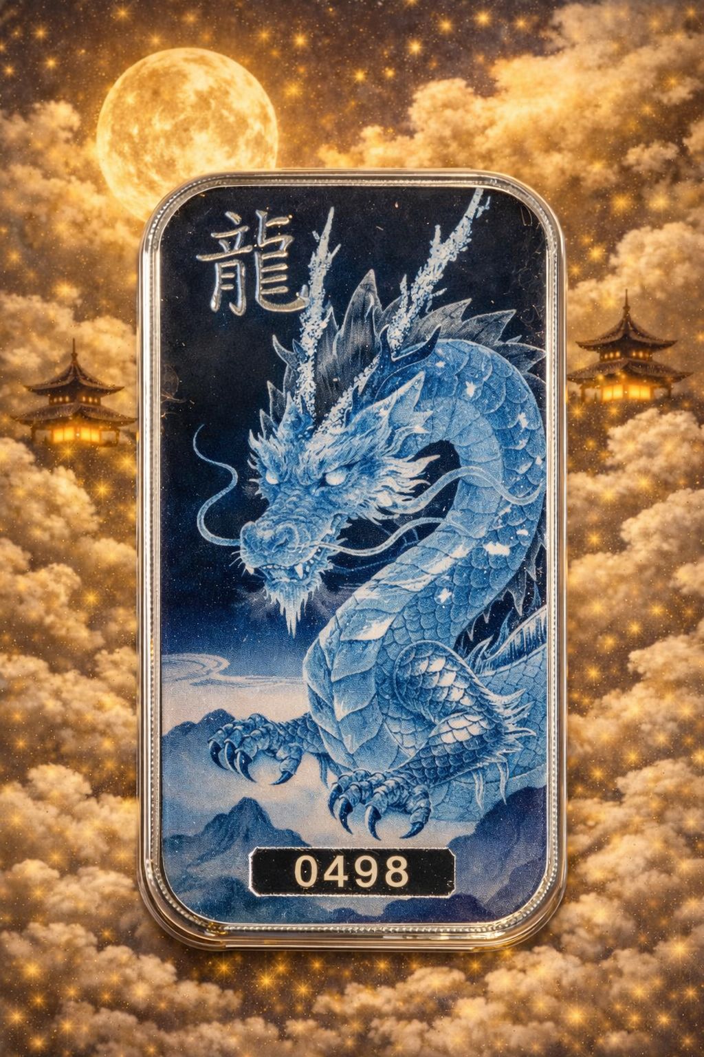 Lucky Dragon - 2026 1 oz Silver Hánshuang Winter Frost Bullion Colorized Bar