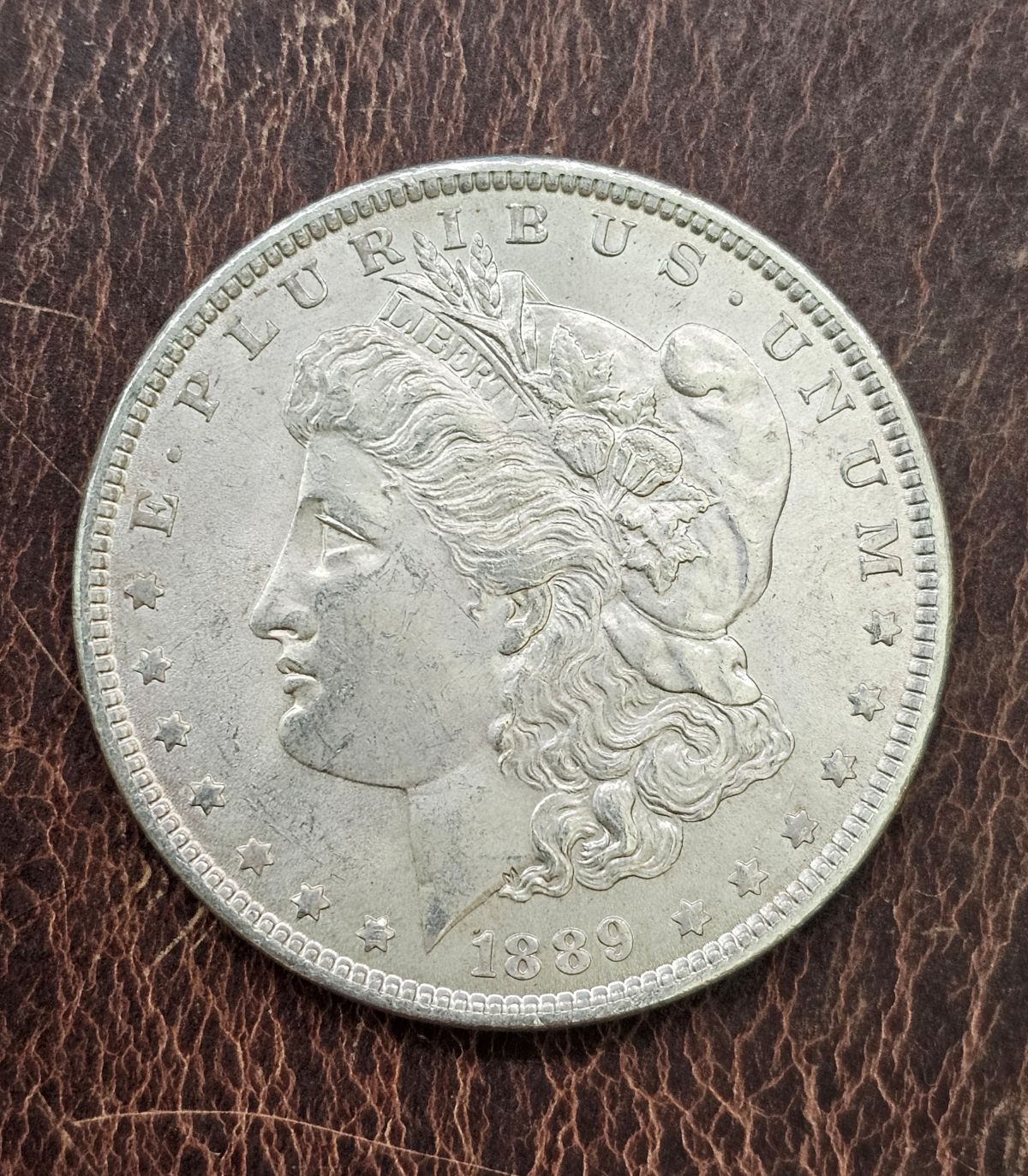 1889 P $1 Morgan Silver Dollar $1 Coin Cond. Very Fine - Extra Fine VF-XF