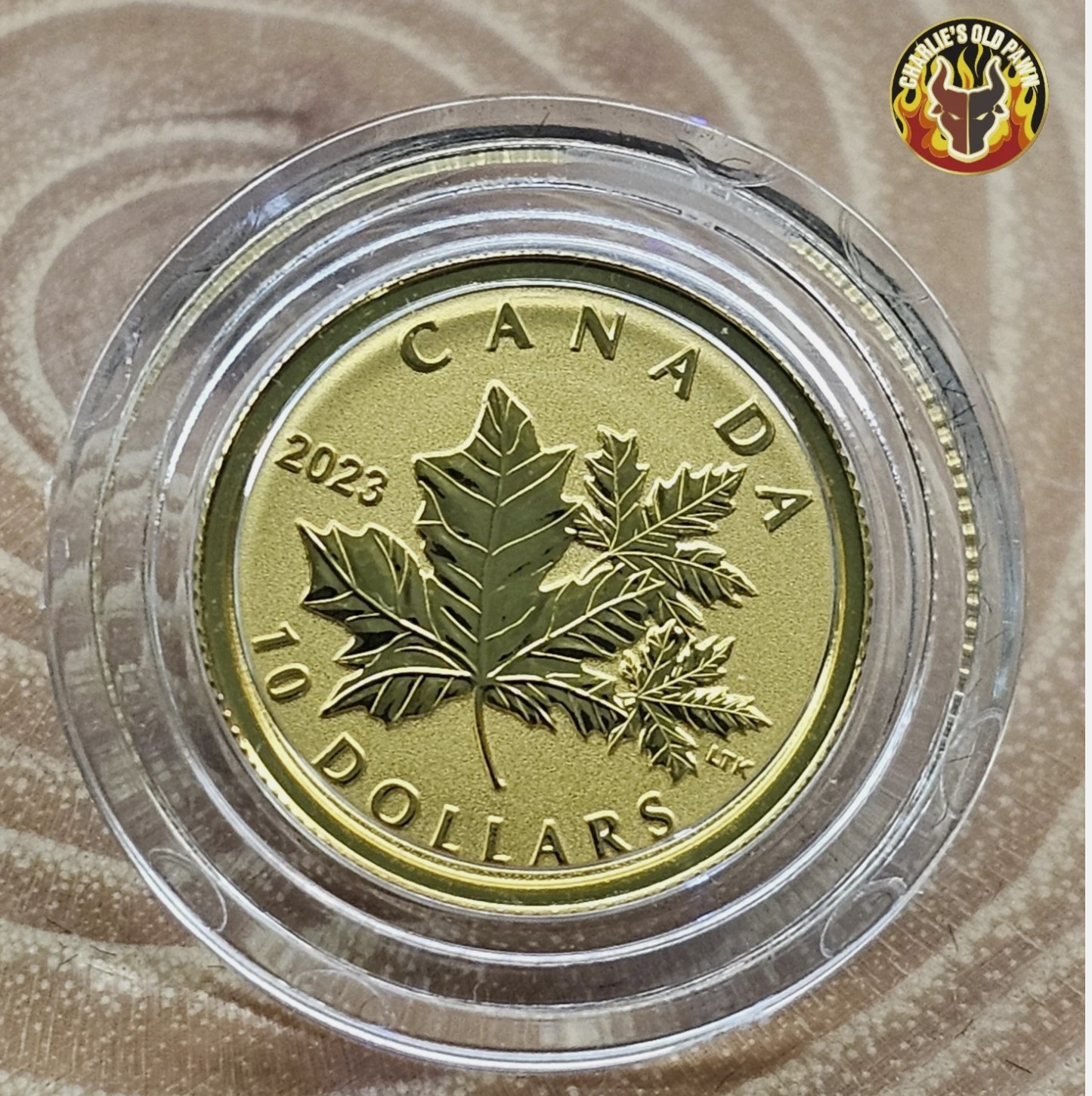 2023 Canada 1/20 oz Gold Everlasting $10 Dollars Maple Leaf Reverse Proof
