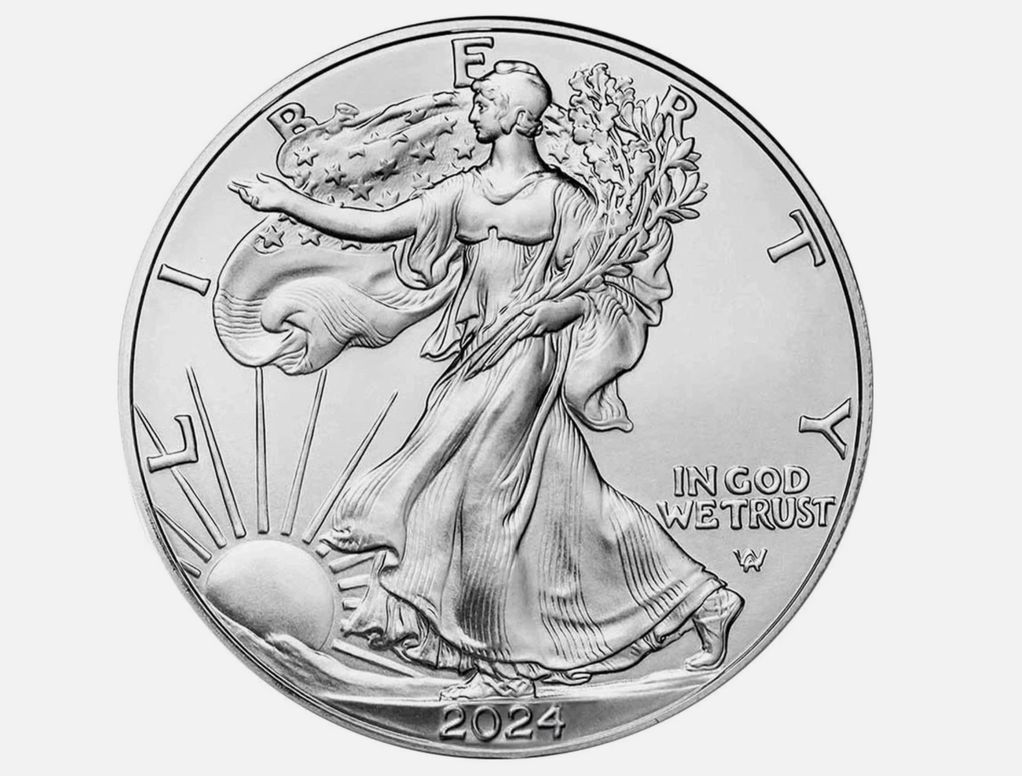 2024 1 oz American Silver Eagle Coin BU
