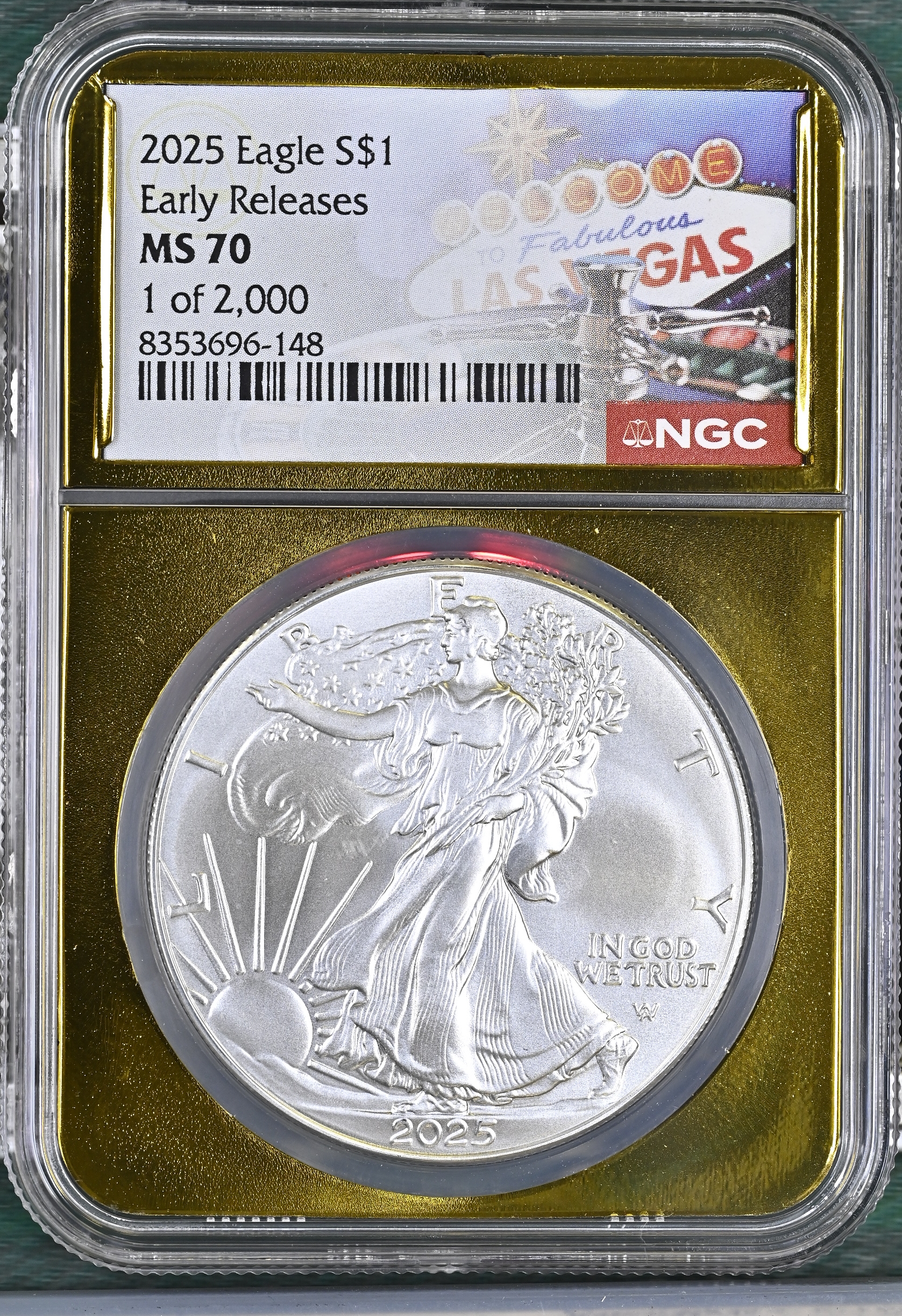 2025 American Eagle Early Releases $1 Coin NGC MS 70