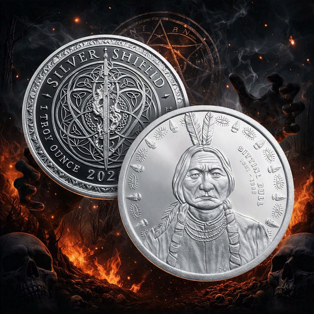 2026 Red Cloud 1 oz Silver Round – BU – .999 Fine Silver – Silver Shield