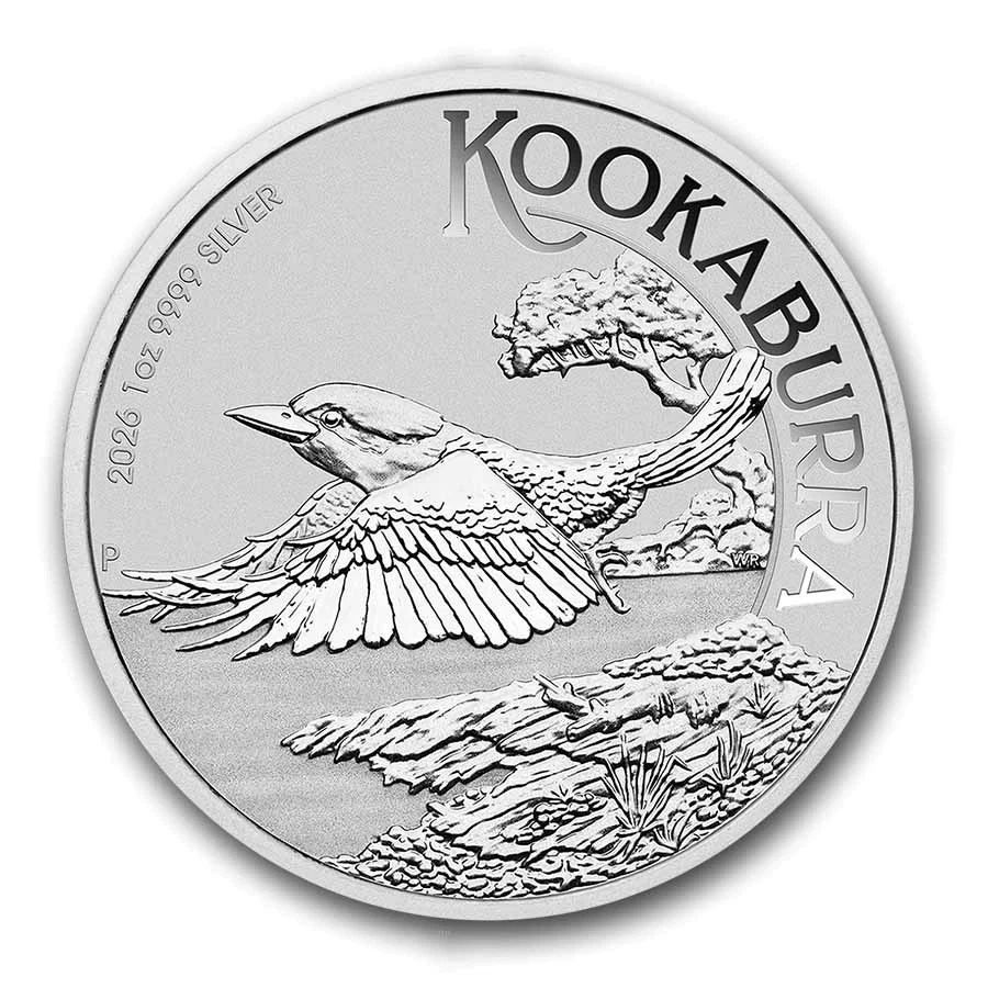 2026 Australia 1 oz .9999 Silver Kookaburra BU in Mint Capsule
