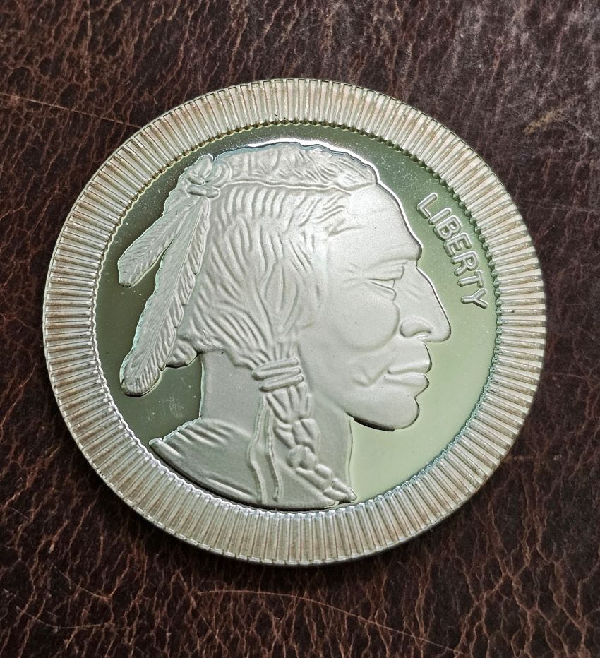 1 oz .999 Silver - Buffalo Stackable Round - Silver Towne
