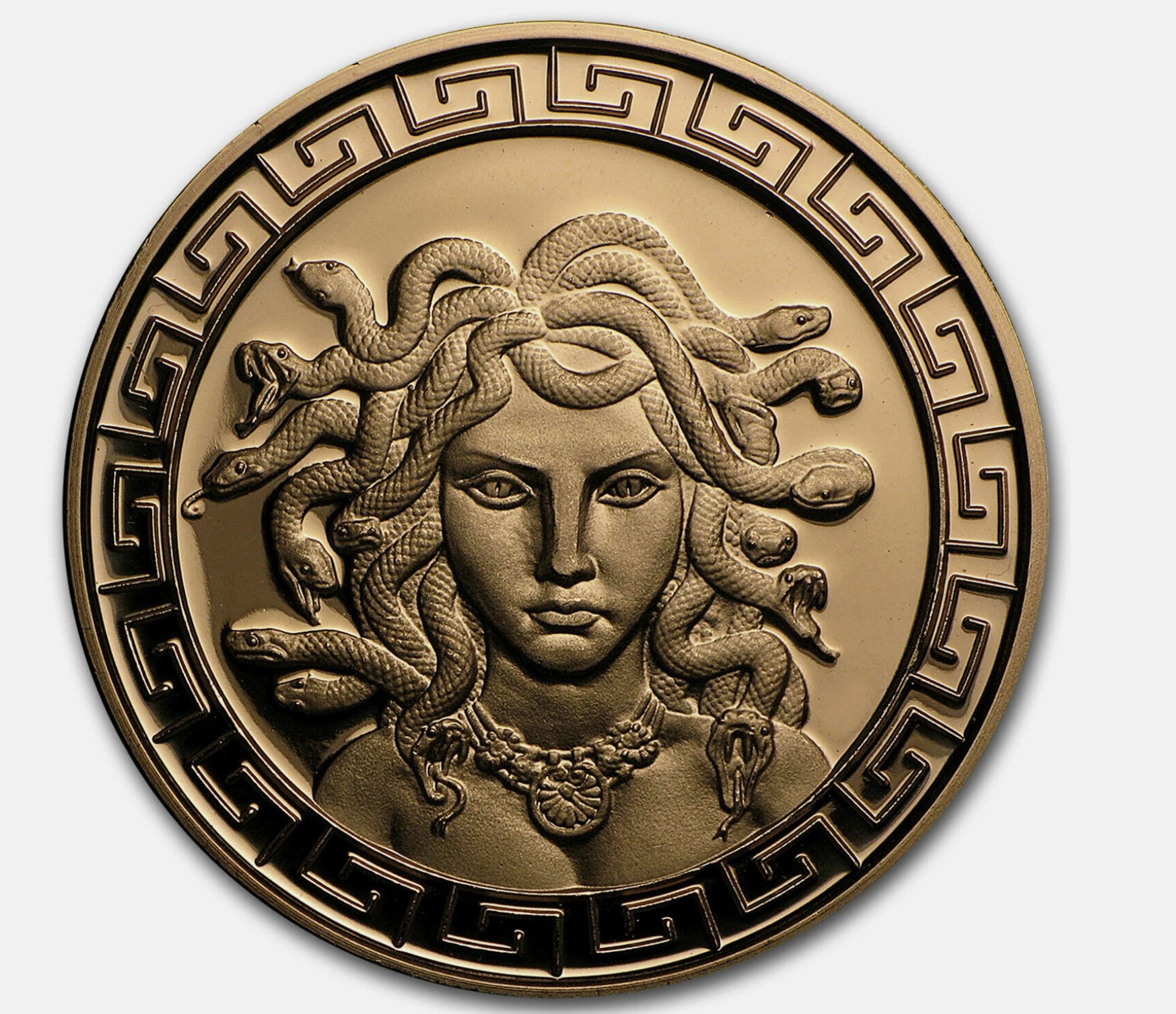 1 oz Copper Round - Medusa
