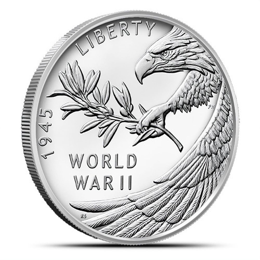 2020 1 oz End of WWII 75th Anniversary Silver Medal (Box + CoA)