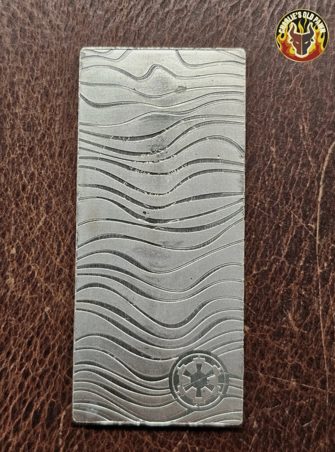 2021 Niue 1 oz Silver Star Wars Mandalorian Beskar Bar