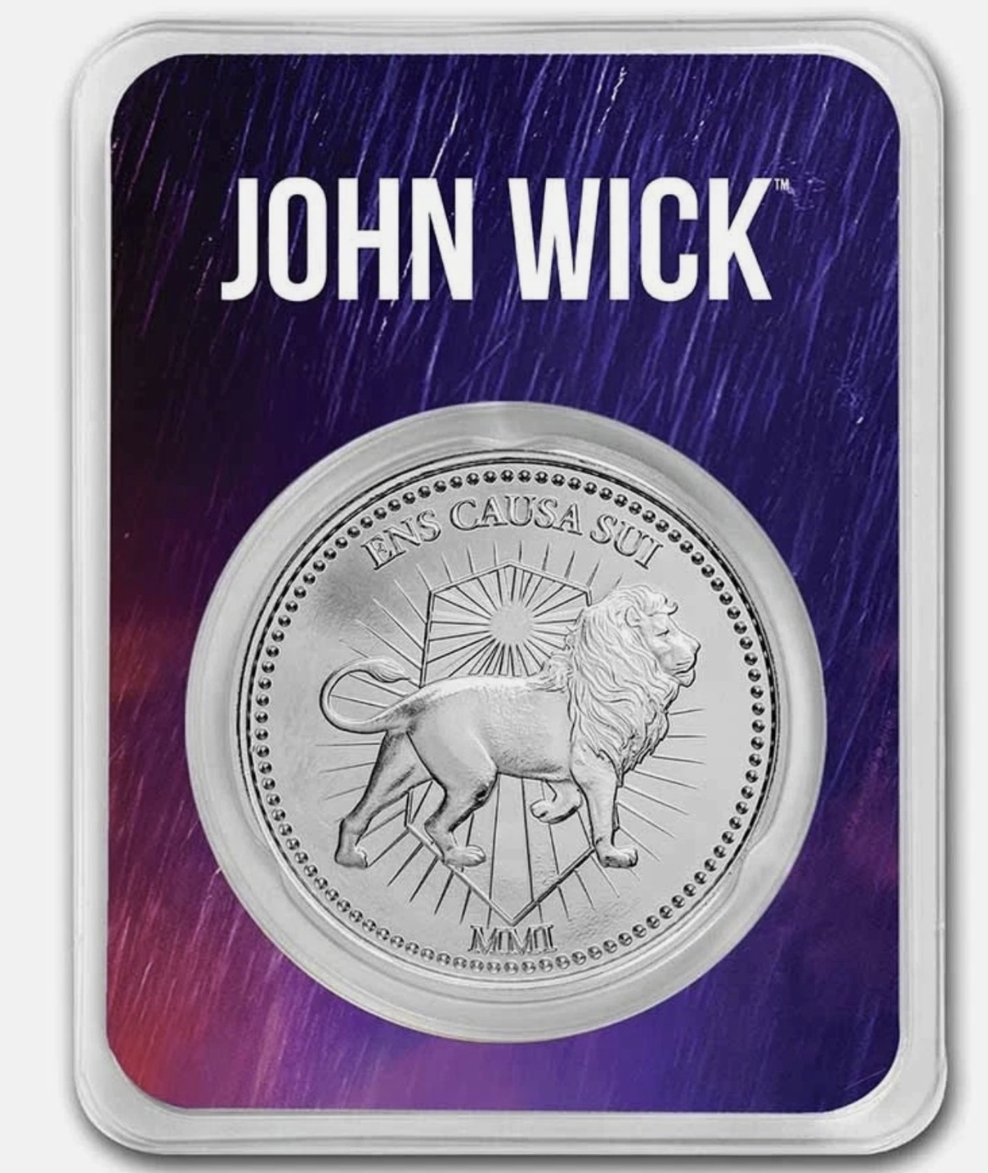 John Wick 1 oz Silver Continental Coin in TEP