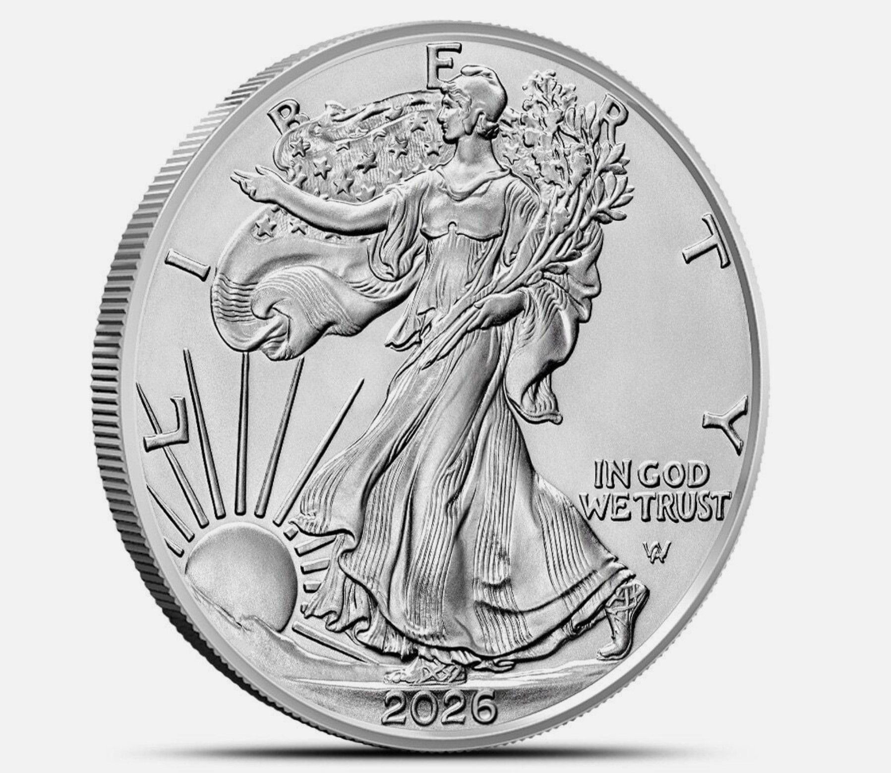 2026 1 oz American Silver Eagle Coin BU