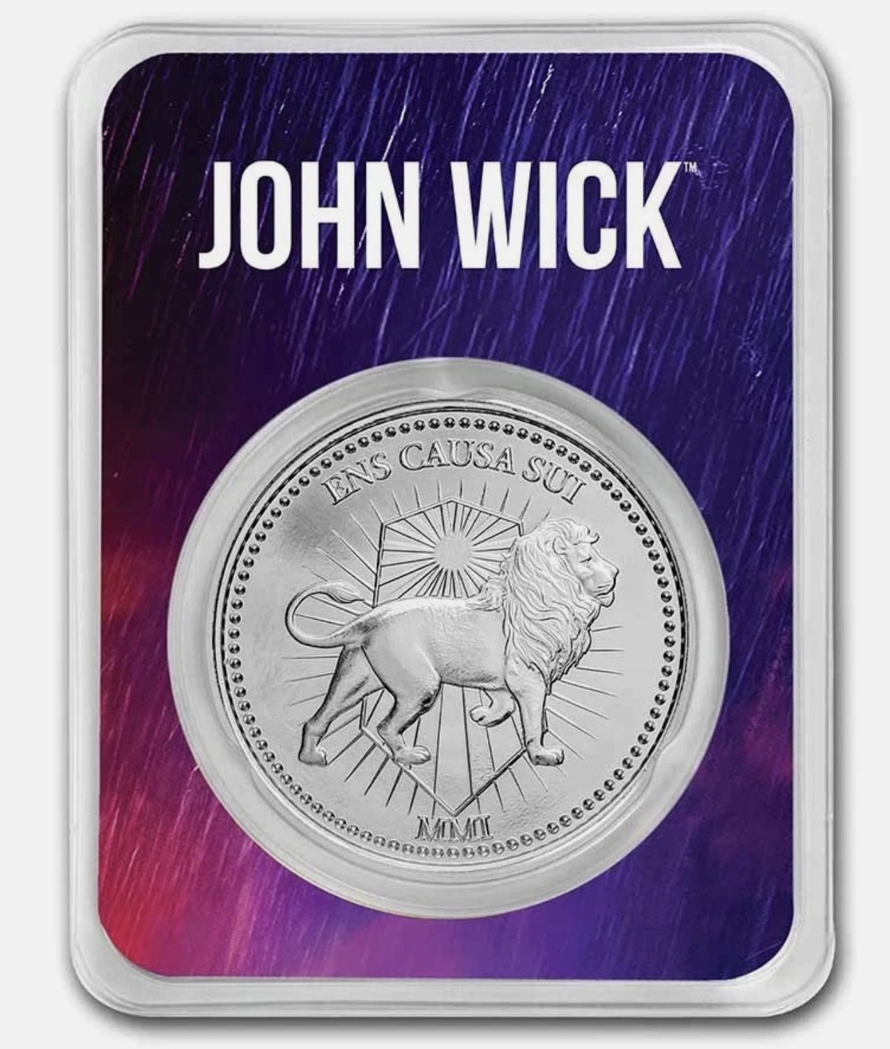 John Wick 1 oz Silver Continental Coin in TEP