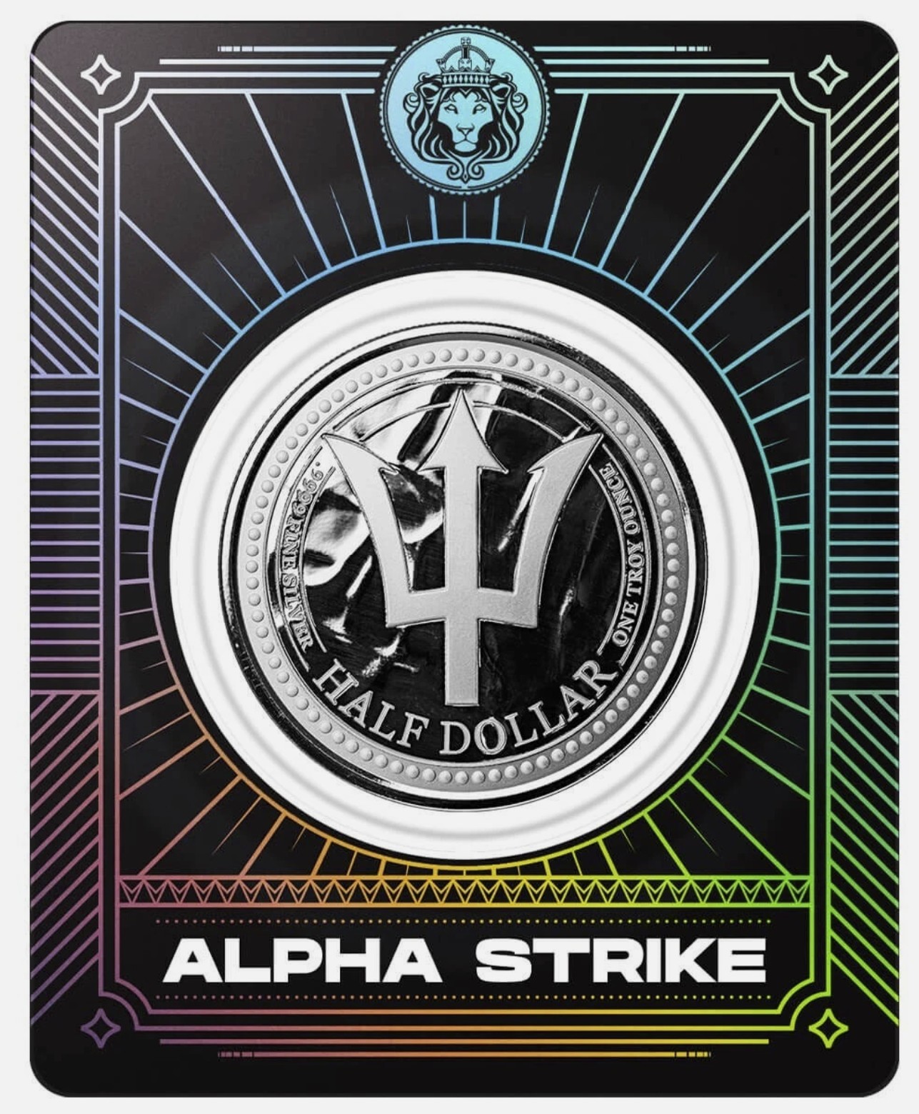 2024 1 oz Silver Coin Barbados Trident .9999 Silver ALPHA STRIKE (BU)