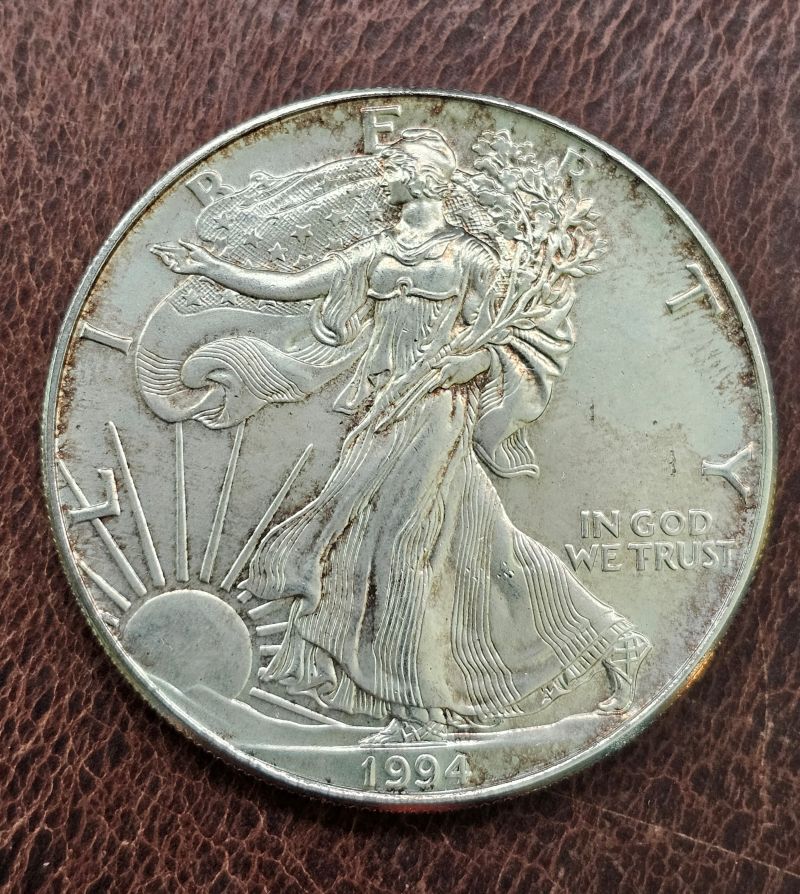 1994 $1 American Silver Eagle 1 oz Coin ASE#3